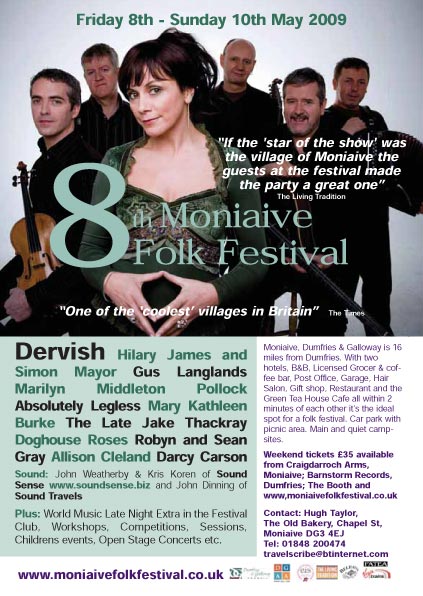Moniaive folk festival poster